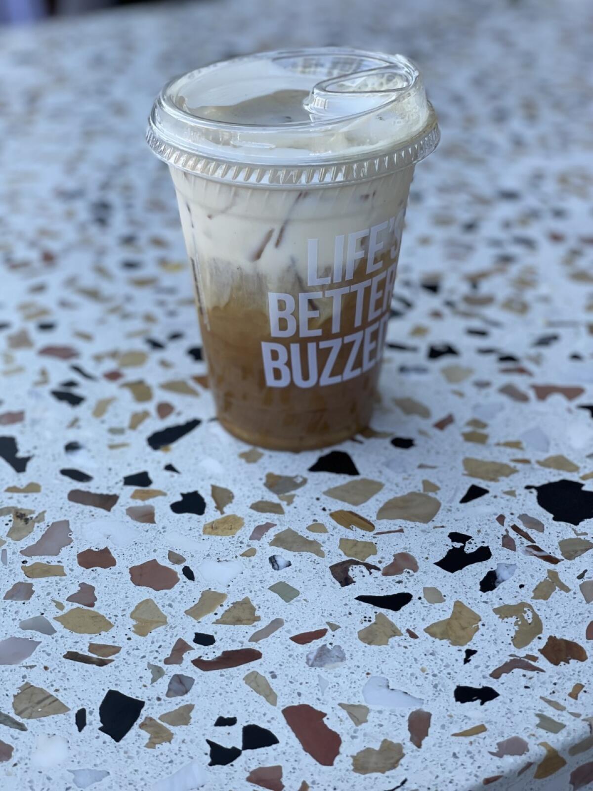 A Pumpkin Foam Cold Brew from Better Buzz Coffee