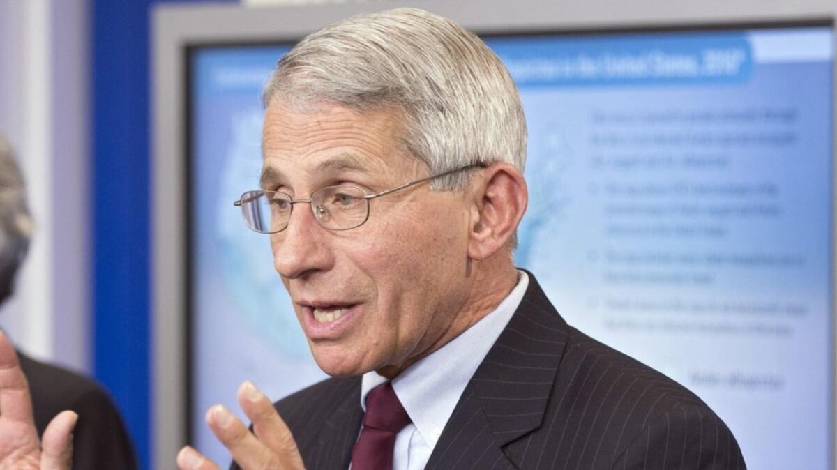 Anthony Fauci, director of the U.S. National Institute of Allergy and Infectious Diseases, cautioned: “There’s always excitement, but it should be saved for the results.”