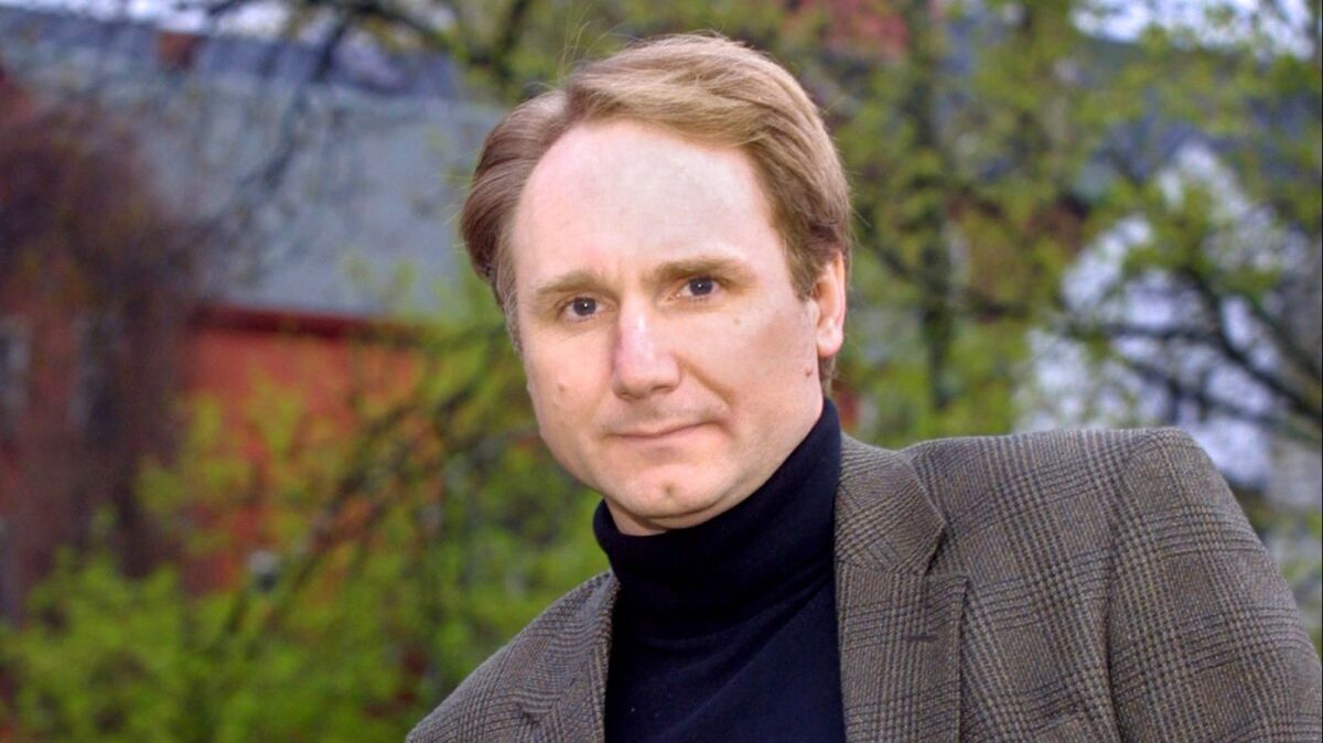 Author Dan Brown in 2003 after the release of "The Da Vinci Code."