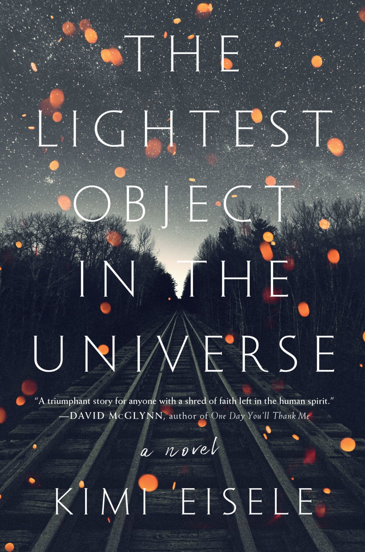 This cover image released by Algonquin Books shows "The Lightest Object in the Universe," a novel by Kimi Eisele. (Algonquin Books via AP)