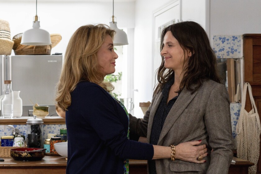 Catherine Deneuve, left, and Juliette Binoche in "The Truth (La Verite)."