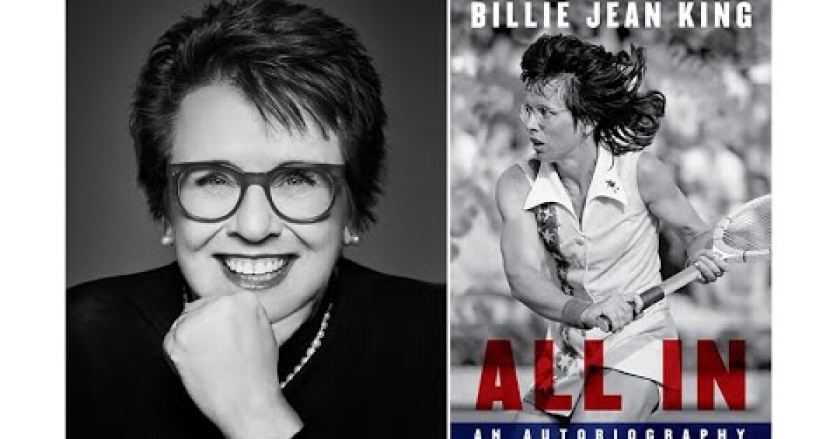 How to watch Billie Jean King discuss &lsquo;All In&rsquo; and her lifelong fight for gender equity