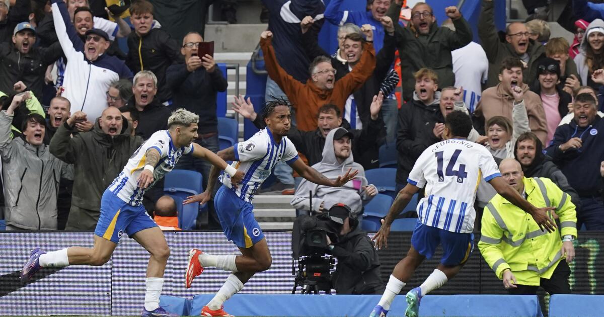 Brighton anesthetize Man United and Haaland secures treble at Man City’s goal