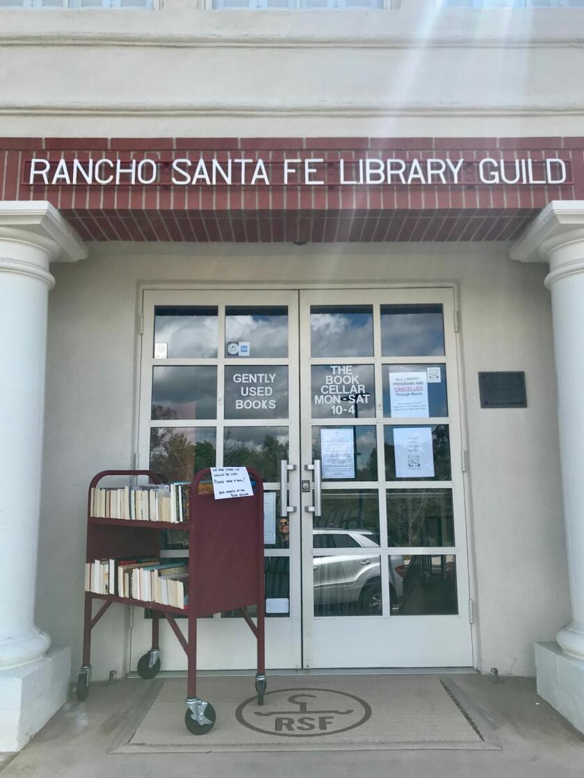 The Rancho Santa Fe Book Cellar is offering free books.