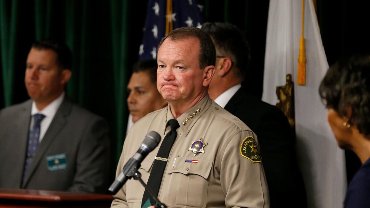 Los Angeles County Sheriff Jim McDonnell