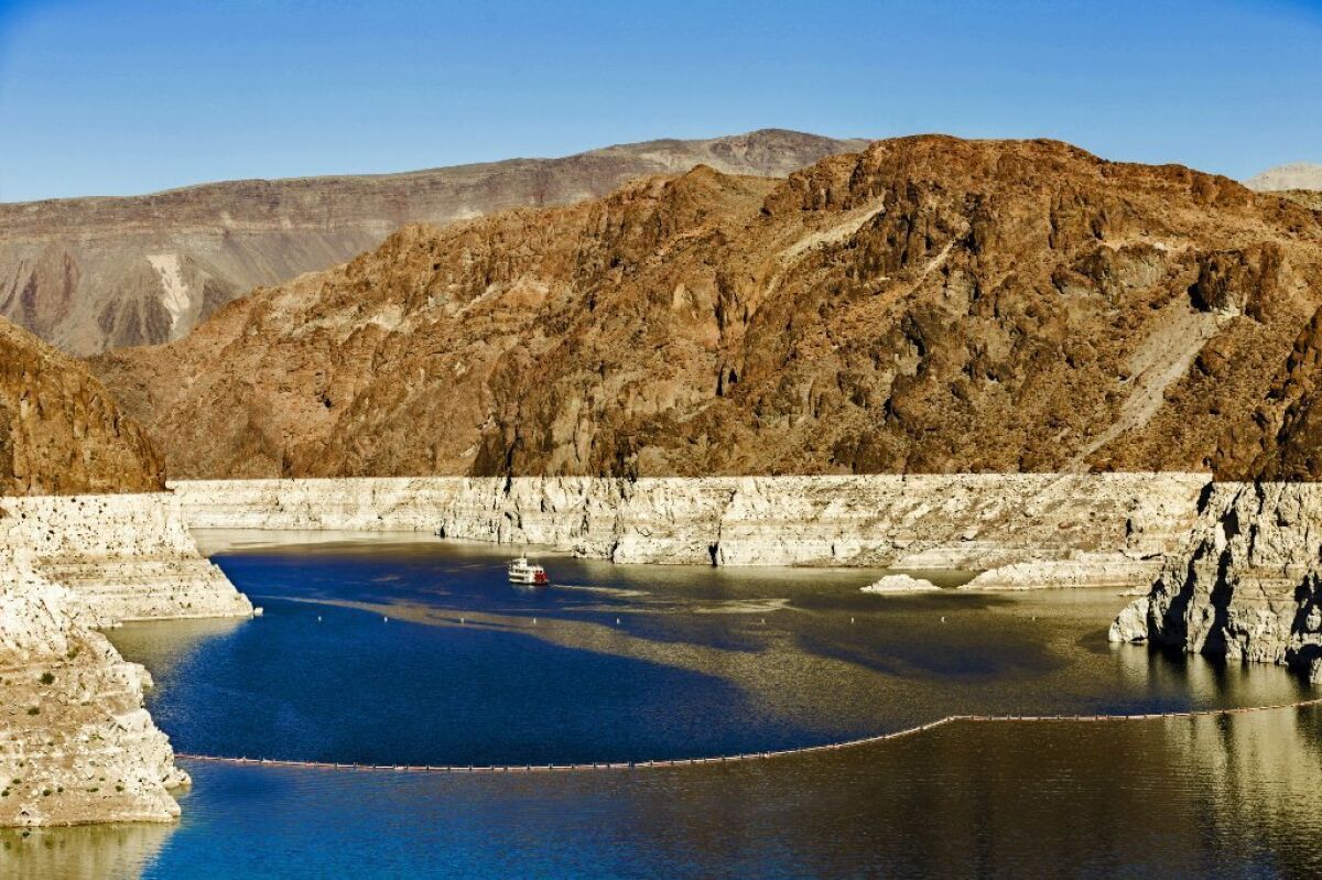The Los Angeles Department of Water and Power is working on a pumped storage project at Lake Mead outside Las Vegas.