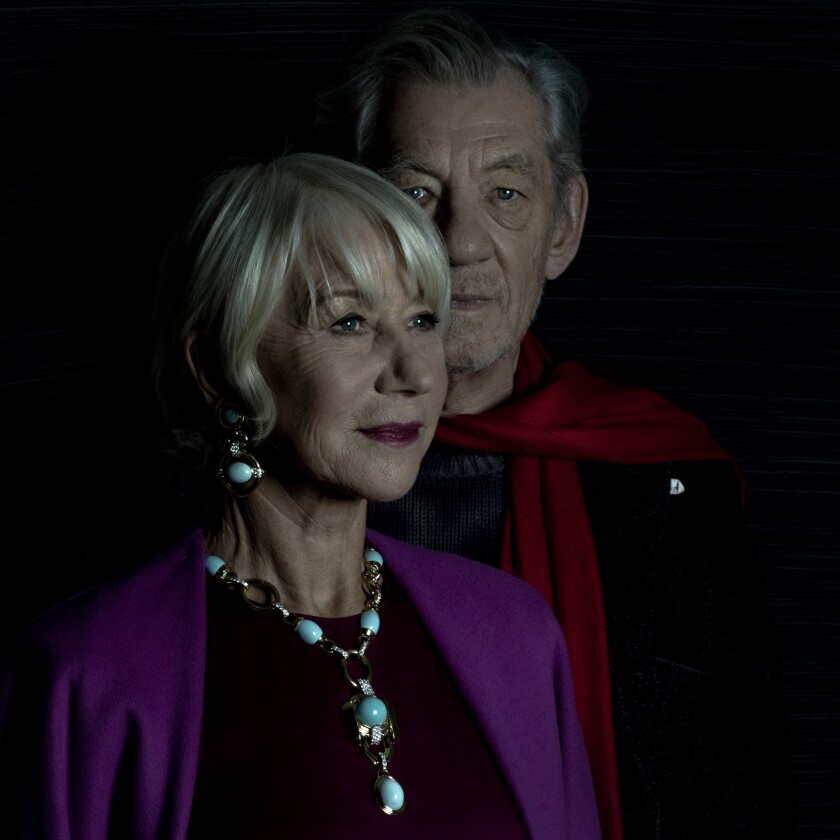 Why Helen Mirren Ian Mckellen Chose The Good Liar For First Screen Pairing Los Angeles Times