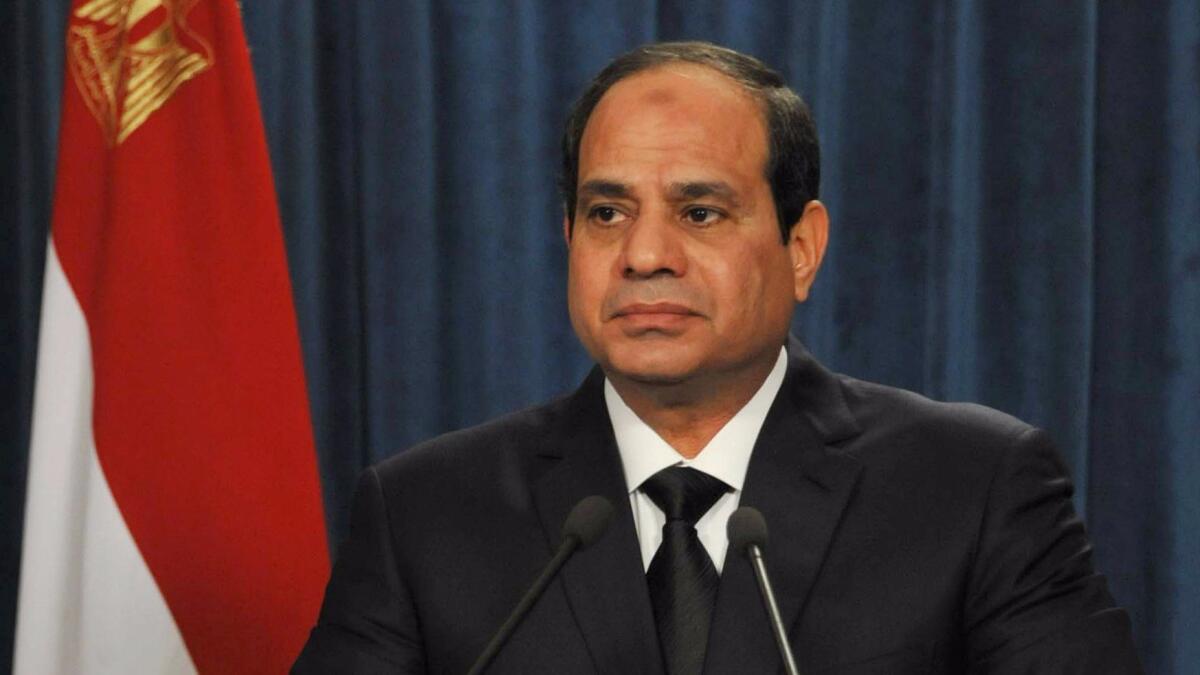 Egyptian President Abdel-Fattah Sissi