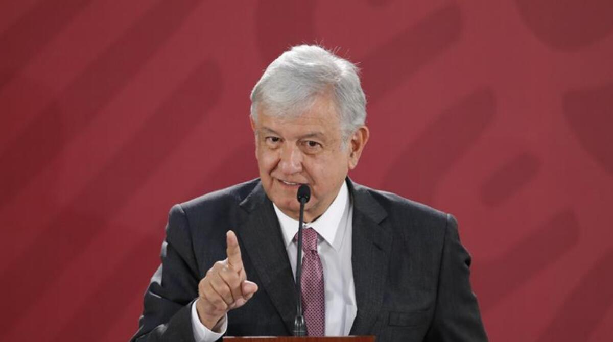 Andr´és Manuel López Obrador, presidente de México.