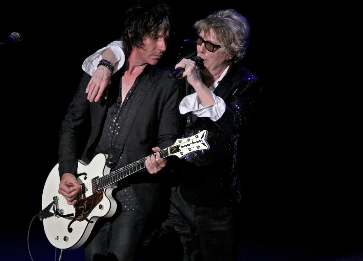 Psychedelic Furs frontman Richard Butler, right, and guitarist Rich Good