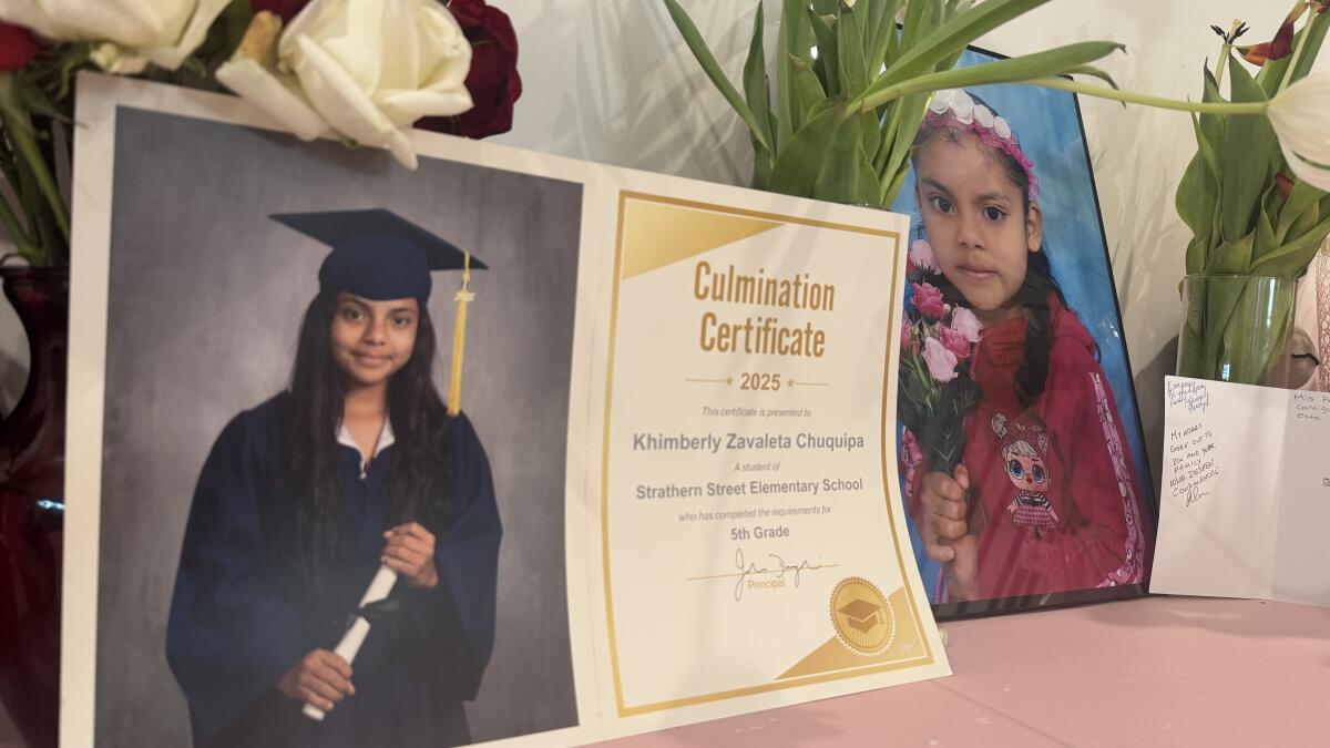 Minor arrested in death of L.A. student, 12, hit by water bottle - Los Angeles Times