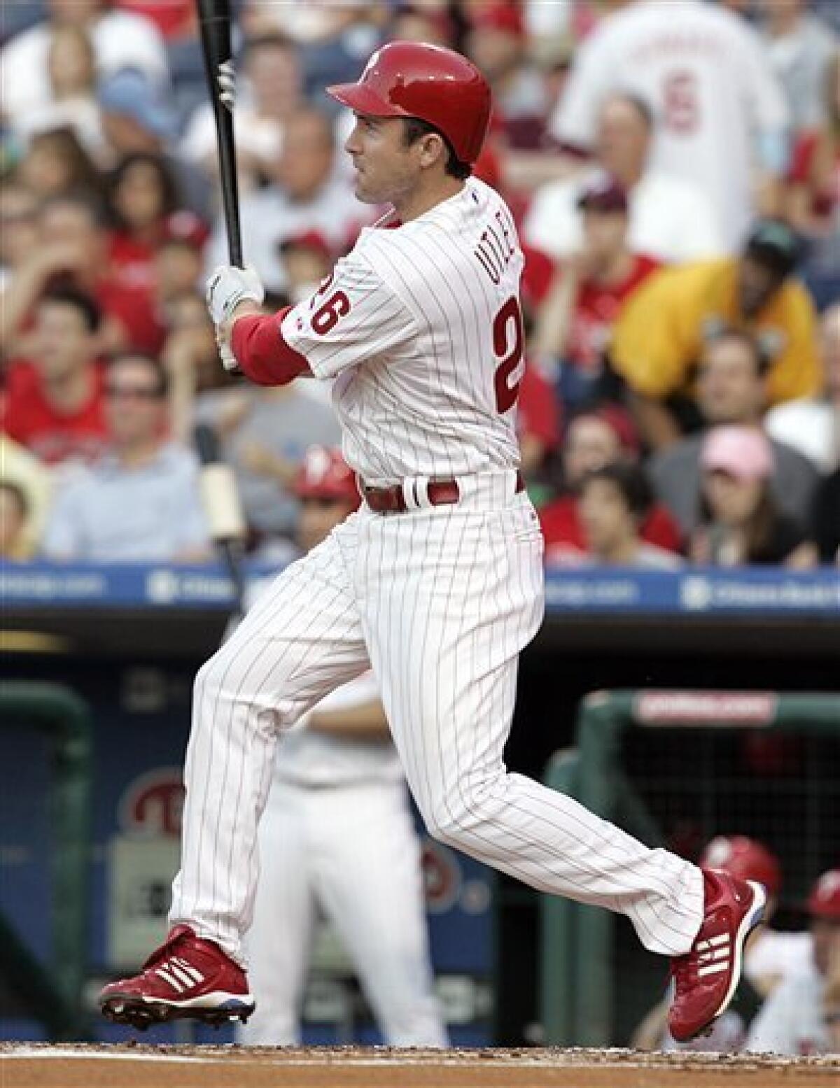 Utley hits 21st HR to lead Phillies past Reds - The San Diego Union-Tribune