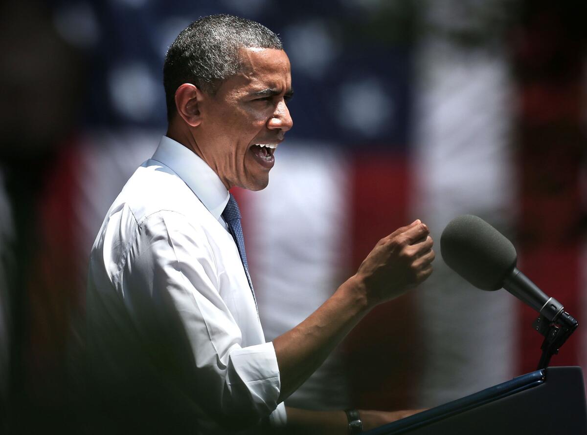 At the heart of President Obama's attack on climate change is a desire to create new emissions standards for coal-fired plants. Power plants produce a third of all the greenhouse gases in the country, and coal plants are the biggest offenders. Above: President Obama unveiled his plan to combat global warming at Georgetown University in Washington, D.C.