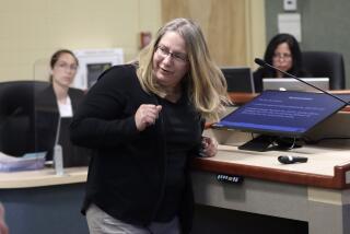 IMPERIAL BEACH CA AUGUST 2, 2023 - The Imperial Beach City Council met at 6 p.m. Wednesday night and did not renew a moratorium on new gun dealers in the city, allowing Stephanie Gilreath, shown turning around to acknowledge her daughter, to open her business, Outdoor Woman, LLC, a women's sporting goods business. Gilreath said about 10 percent of her business would include selling firearms. A moratorium was imposed last month in response to her proposal of opening the only store in town that would sell firearms. These kinds of debates are playing out in cities across California, from Burbank, Culver City and Torrance in L.A. to Redwood City in the Bay Area.(John Gastaldo / For The Times)