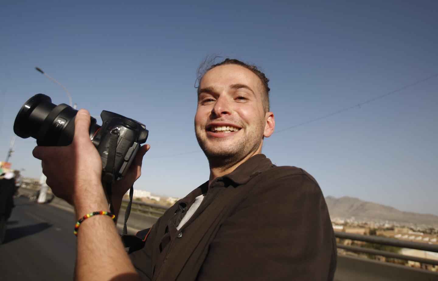 Luke Somers in February 2013. Somers was taken hostage by Al Qaeda 14 months ago and was killed by his captors as elite American troops tried to rescue him, the U.S. military said Saturday.