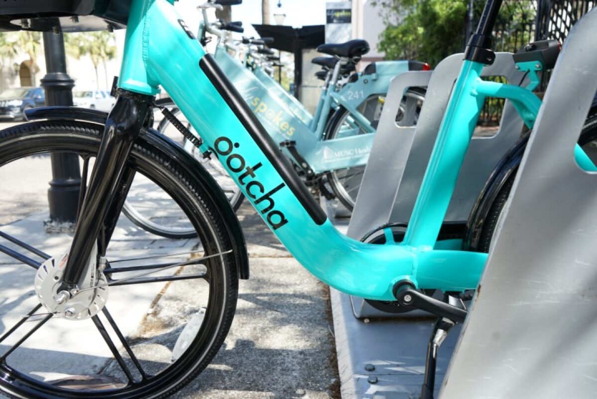 A one-year pilot program to rent Gotcha e-bikes in Encinitas, Solana Beach and Del Mar is on hold because of tariffs on Chinese products.