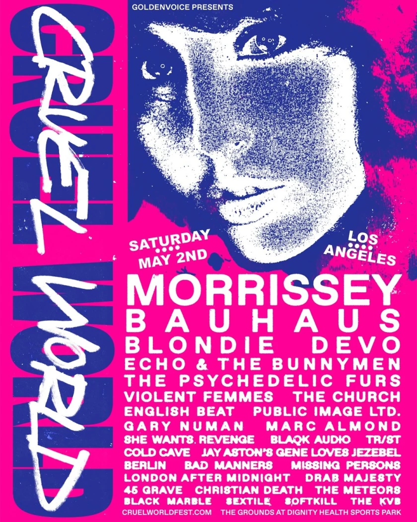 kabine fiber Bukser Morrissey, Bauhaus headline '80s alt-music festival Cruel World - Los  Angeles Times