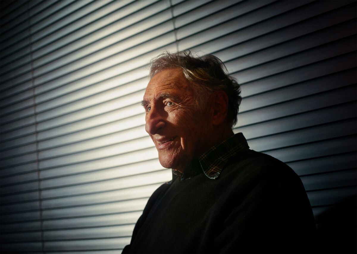 Close-up of a smiling Judd Hirsch