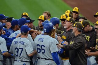 Dodgers' Dave Roberts, Alex Wood explain their side of dust-up with Padres