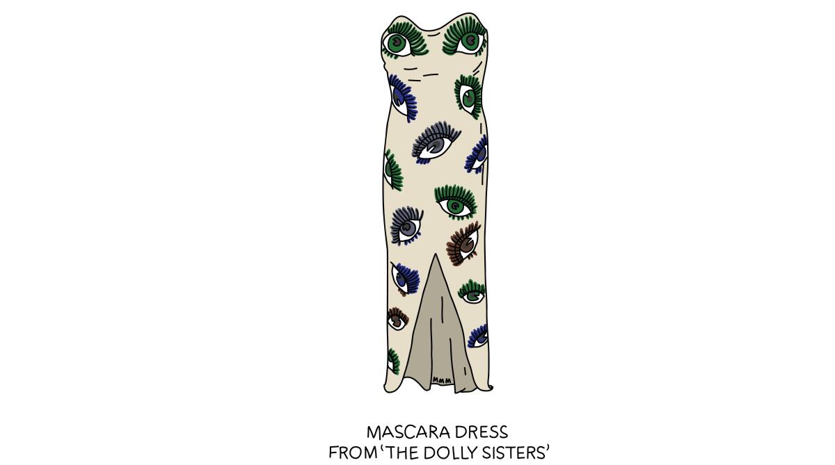 Illustration of the Mascara Dress