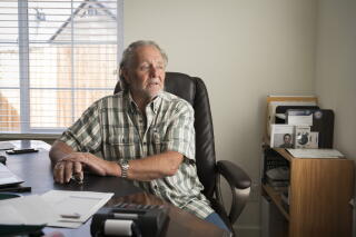 Jeffrey Rosenberg at his home in Carson City, Nevada.