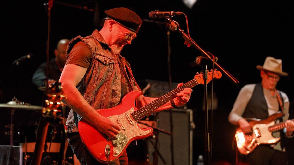 Singer and guitarist Richard Thompson performs at The Teragram Ballroom on Tuesday, February 19, 2019 in Los Angeles, Calif.