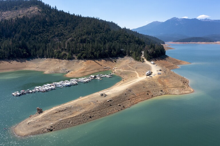 Drone photos show the shocking state of California drought Los