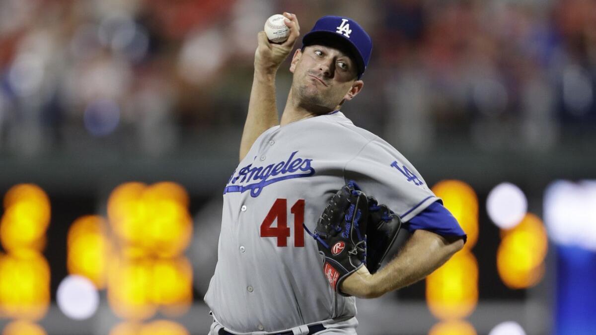 Daniel Hudson went 3-2 with a 4.11 ERA in 40 games in 2018 for the Dodgers.