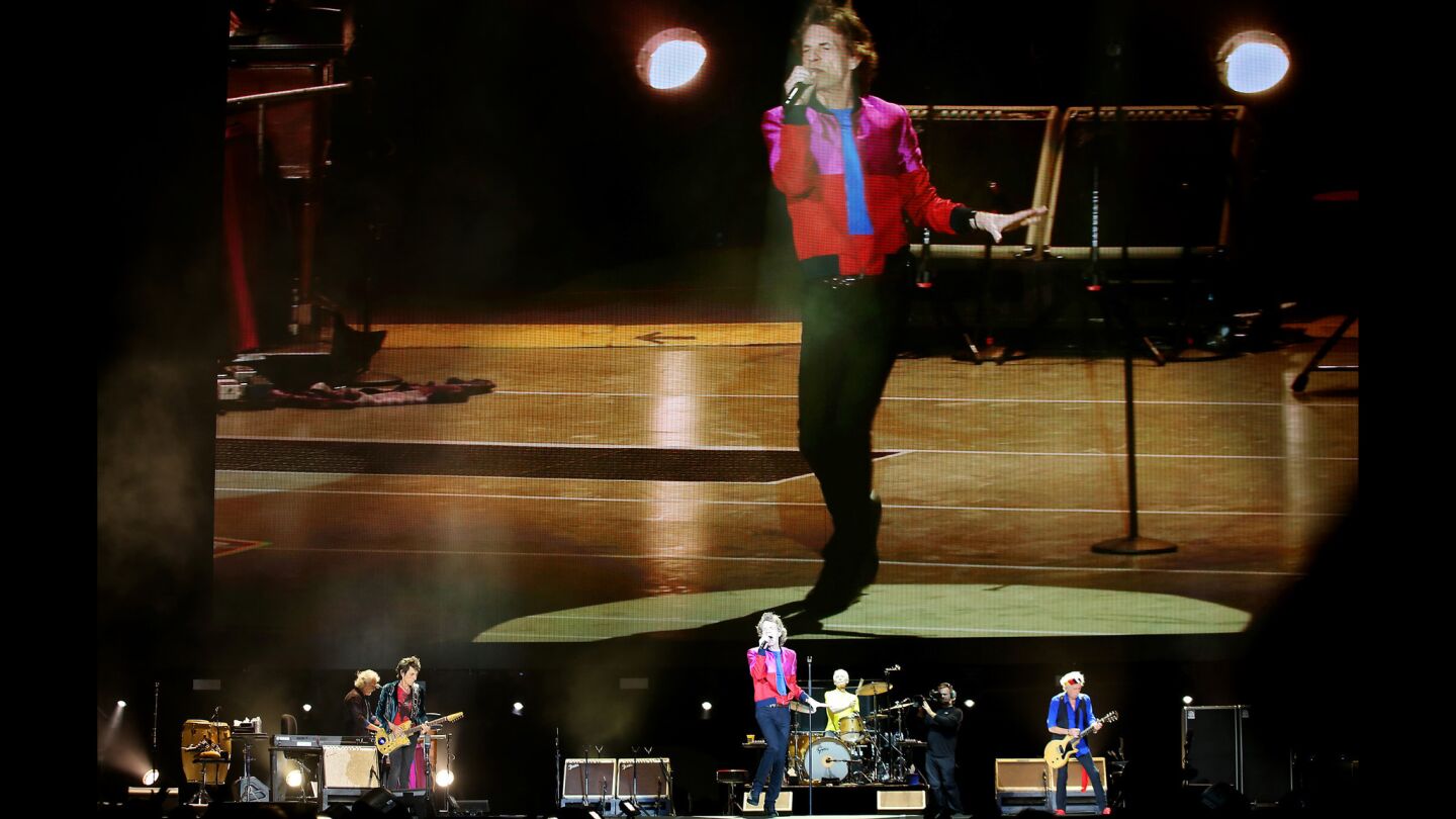 Mick Jagger and the Rolling Stones perform at Desert Trip.