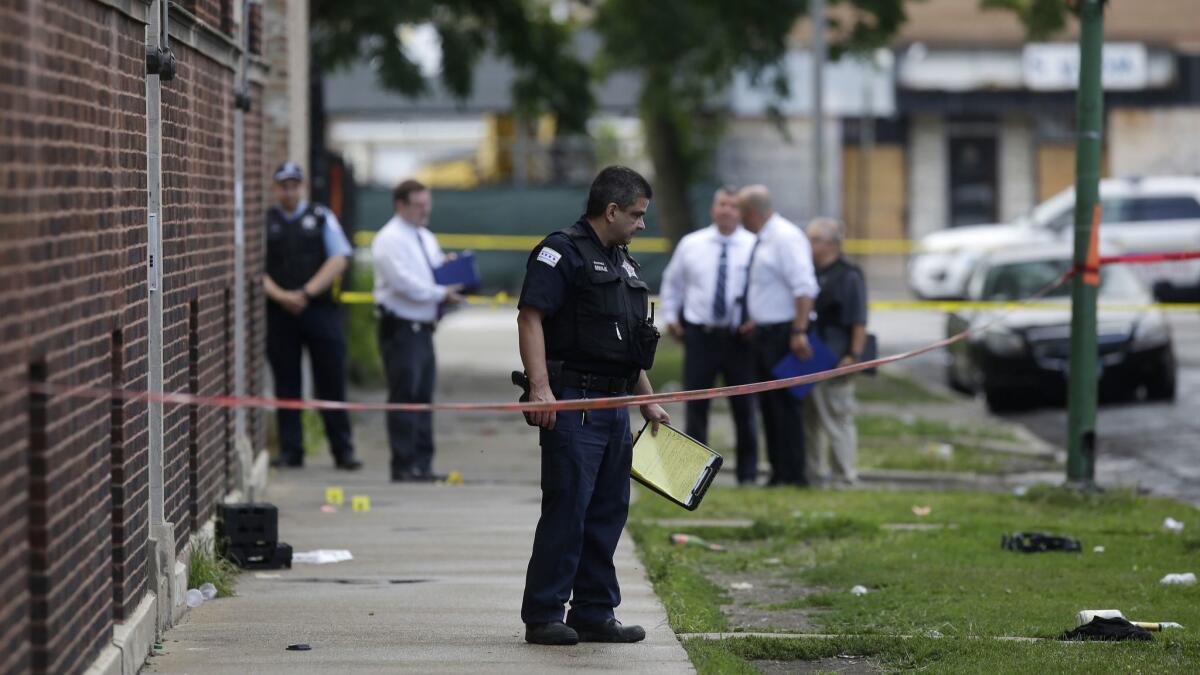 Police in Chicago say 561 homicides were committed between Jan. 1 and Dec. 31, 2018. That compares to 660 homicides in 2017 and more than 770 in 2016.
