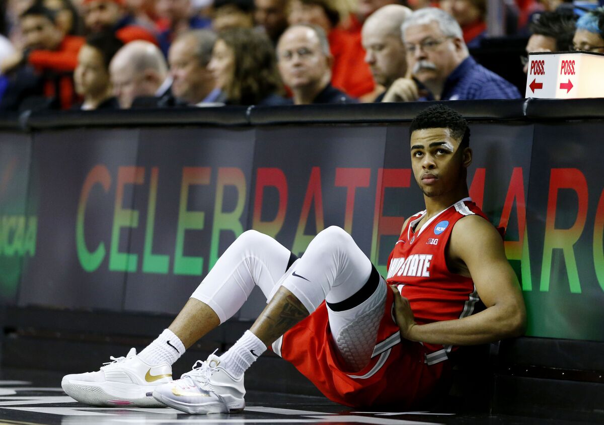 D'Angelo Russell recently finished his freshman season at Ohio State, where he averaged 19.3 points and five assists and drew comparisons to a taller Chris Paul.