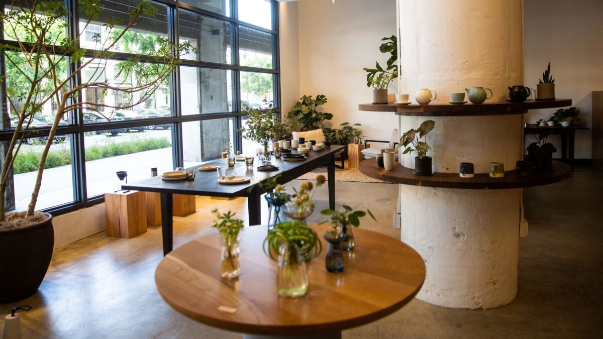 Kinto started as a tableware wholesaler in Shiga prefecture in 1972. The brand opened its first brick-and-mortar store last year — at the Row DTLA.