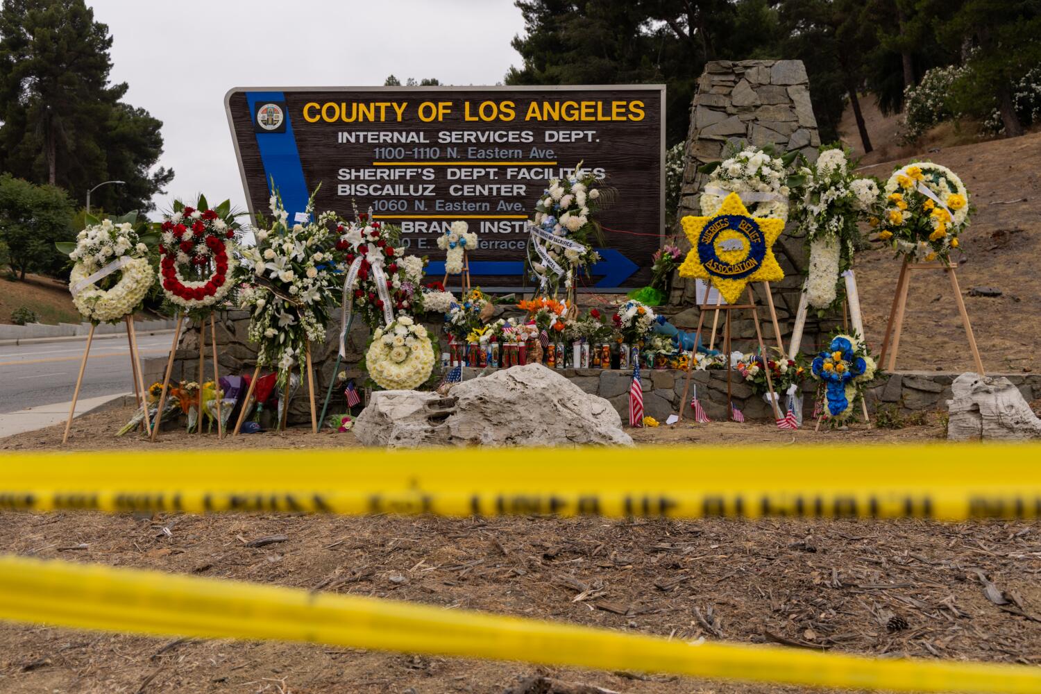 Widow of L.A. County sheriff's deputy killed in grenade blast files wrongful death lawsuit