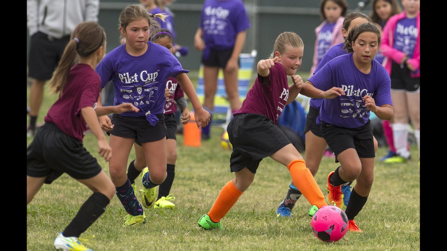 Photo Gallery: Newport Coast vs. Sonora during a Pilot Cup girls' 3-4 silver division game