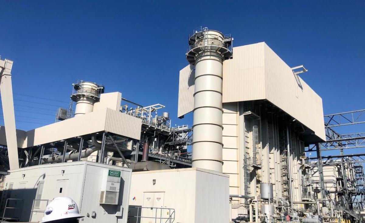 The 588-megawatt Palomar Energy Center natural gas power plant in Escondido.
