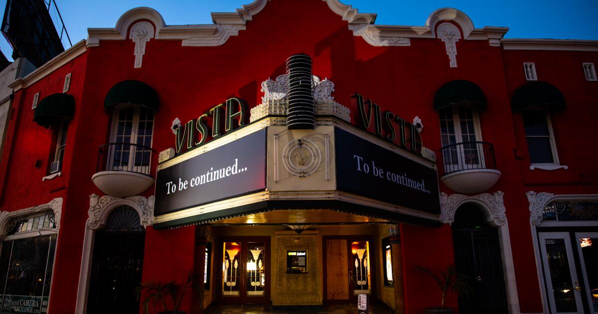 洛杉矶的Vista剧院将于11月17日重新开业，播放电影《感恩节》