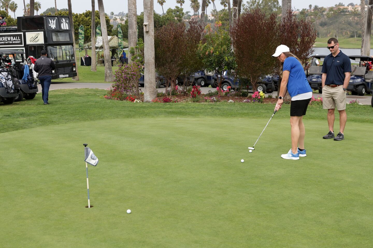 Lindsey Griner on the putting green