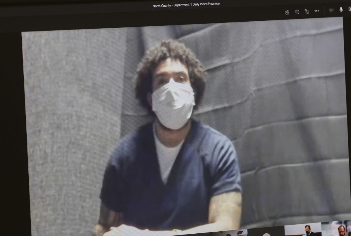 Kellen Winslow II appears via video at his sentencing hearing