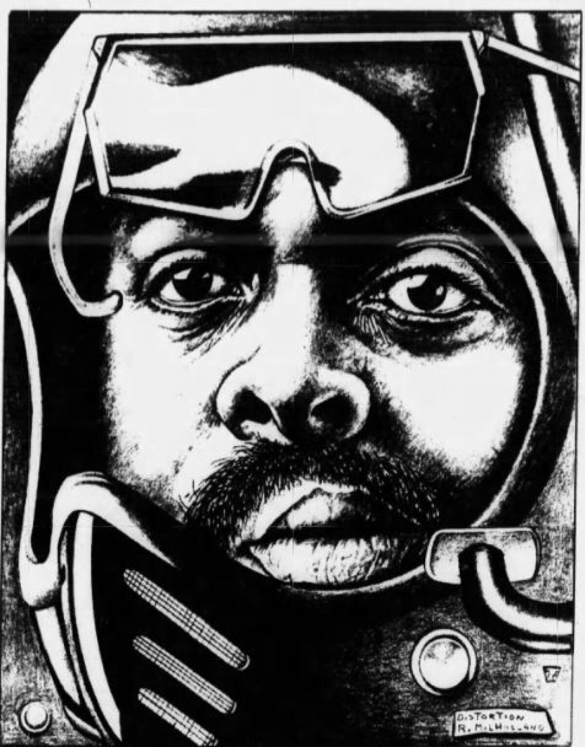 Illustration from 1982 for The Times' series "Black L.A.: Looking at Diversity."