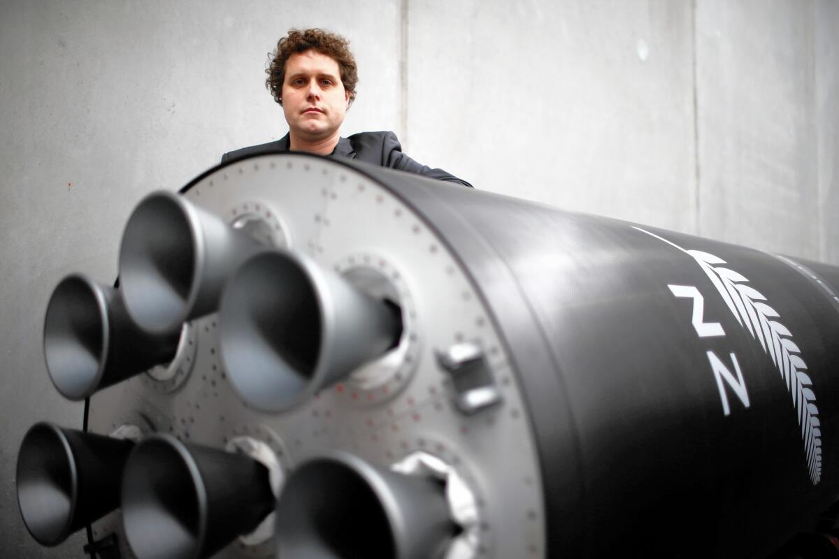Founded in 2007, Rocket Lab began as a start-up led by CEO Peter Beck, above. The company now has 60 employees in New Zealand and L.A.