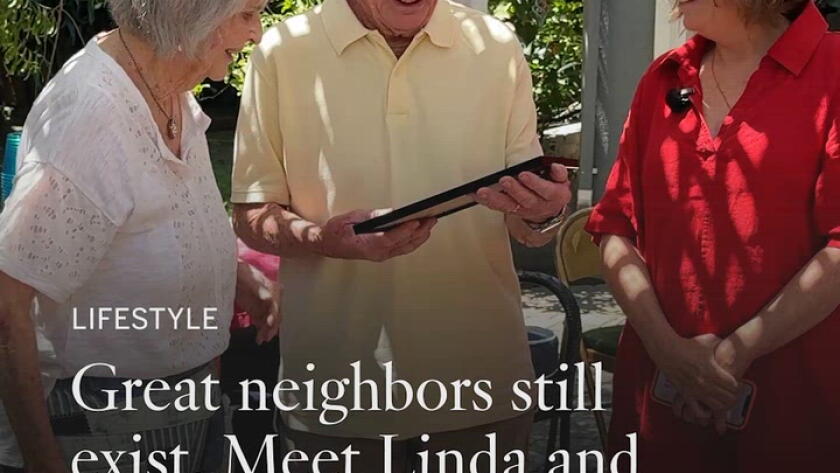 Neighbors Great neighbors still exist. Meet Linda and Bill: L.A. Times’ most ...