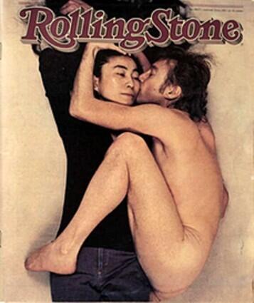 John Lennon and Yoko Ono On Dec. 8, 1980, Annie Leibovitz met Lennon and Ono at their New York apartment building. There, she photographed the famous couple for the cover of Rolling Stone. "John took his clothes off in a few seconds, but Yoko was very reluctant," Leibovitz later told Rolling Stone. She said, 'I'll take my shirt off but not my pants.' I was kinda disappointed, and I said, 'Just leave everything on.' We took one Polaroid, and the three of us knew it was profound right away." But the image took on another level of tragic profundity later that evening, when Lennon was murdered on his way home from the recording studio.