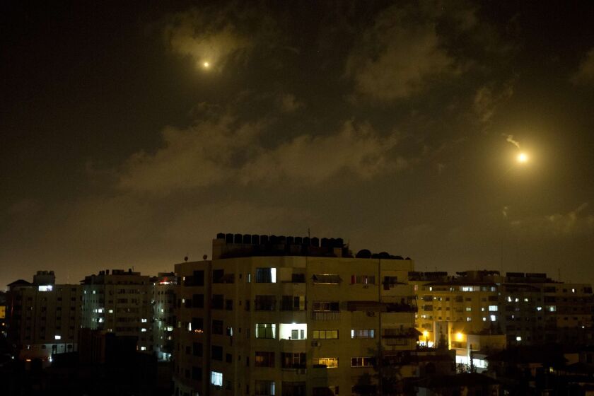 The Israeli military said the air force struck 15 "terror sites" in the Gaza Strip, including Gaza City.