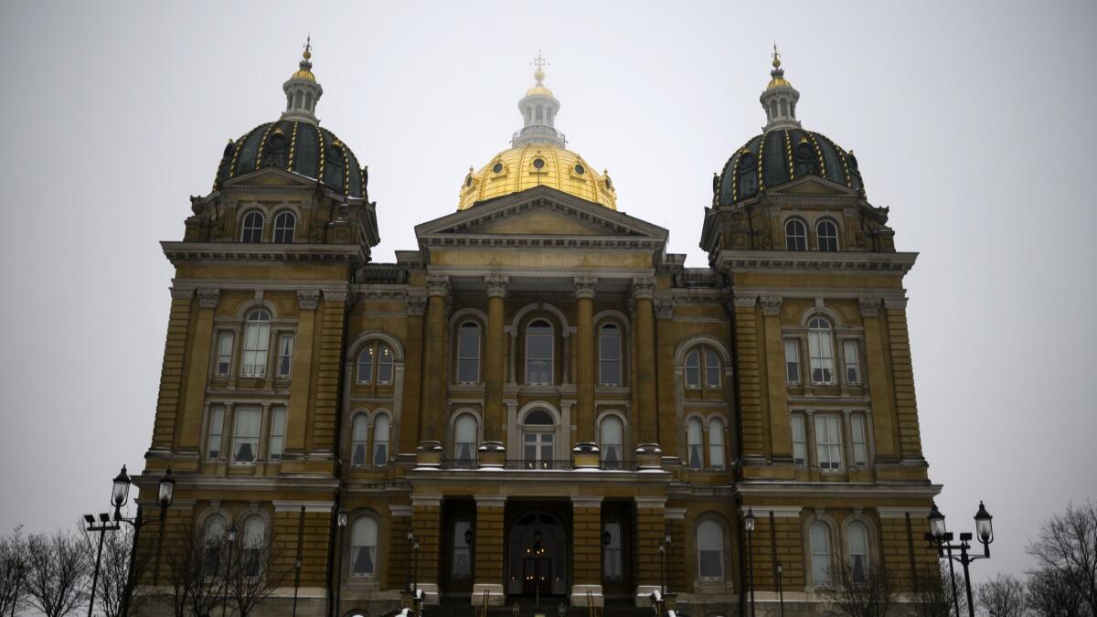 The Iowa Statehouse in Des Moines.