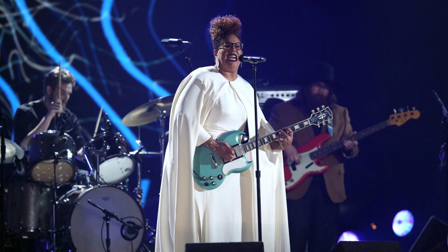 Brittany Howard of Alabama Shakes offers up a powerful performance with the song "Don't Wanna Fight."