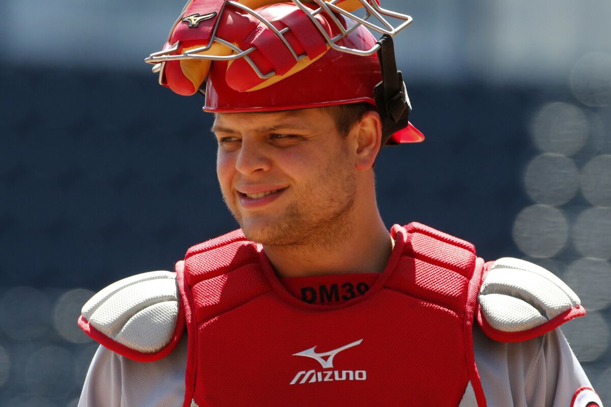 Cincinnati Reds catcher Devin Mesoraco has been put on the 15-day disabled list Saturday because of a strained left hamstring.