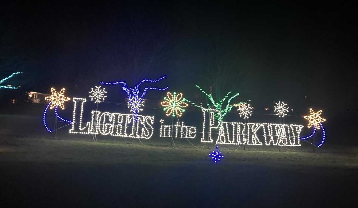 More than 15,000 vehicles have visited Lights in the Parkway during the 2020 holiday season.