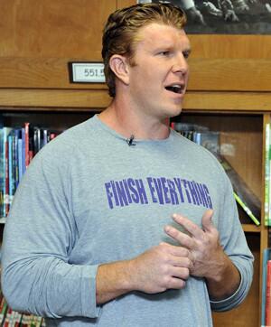 "Today I'm announcing my retirement from the NFL," Ravens center Matt Birk said during an appearance Friday at Battle Grove Elementary School in Dundalk.