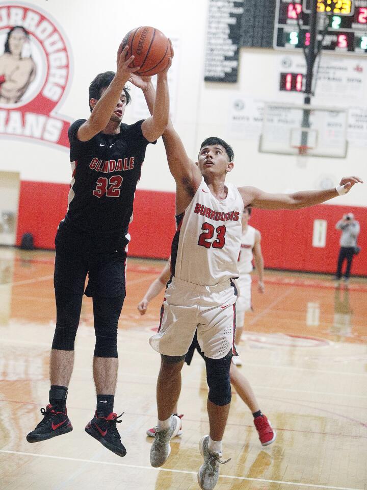 Photo Gallery: Glendale vs. Burroughs Pacific League boys' basketball