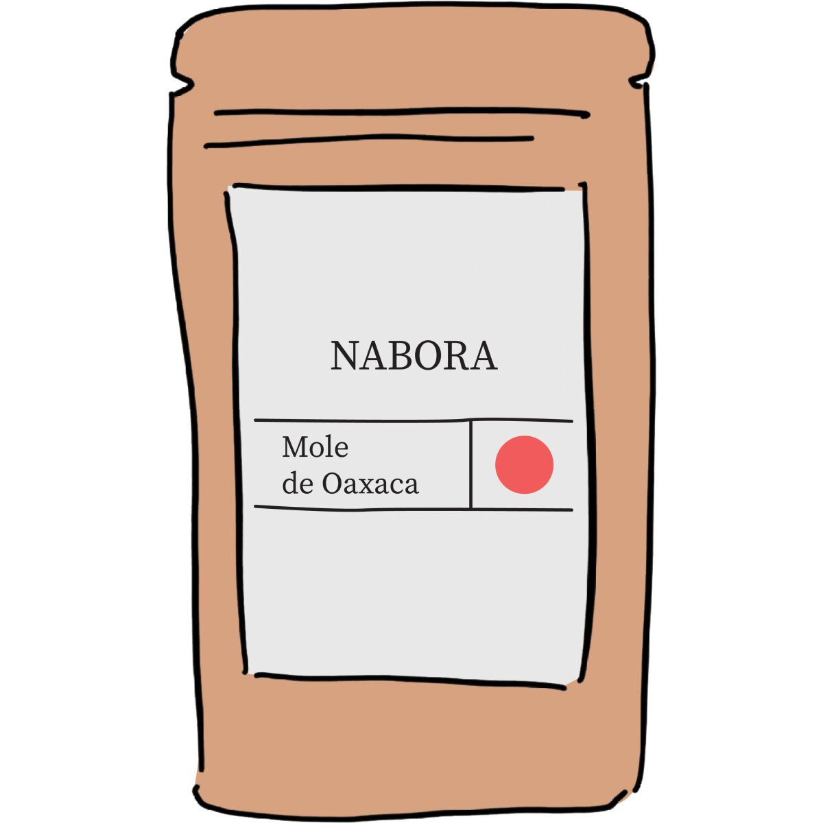 Nabora from Oaxaca is a mixture of dried ground ingredients plus a tablet of unsweetened Mexican chocolate.